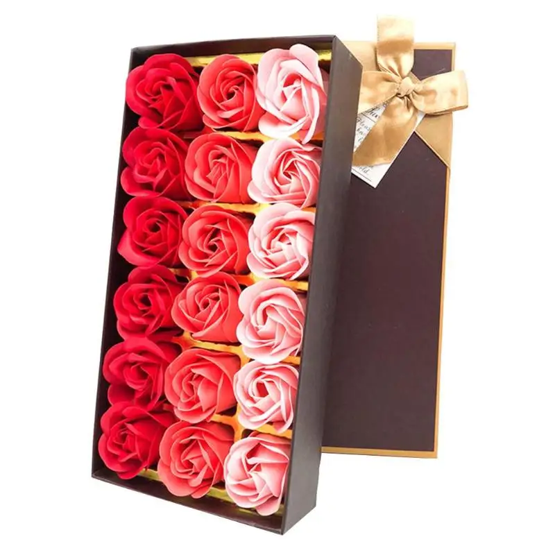 1 коробка 18 розы Искусственные цветы силиконовые искусственные цветы поддельные цветочный стрельба реквизит вечерние партия Свадебные