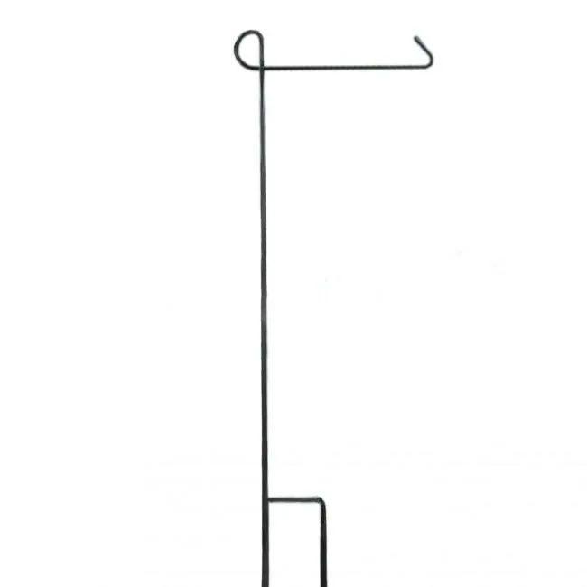 Баннеры для сада держатель для флажка флагшток черный Кованое железо маленький флажок подставка для двора садовый флагшток флагодержатель Горячий