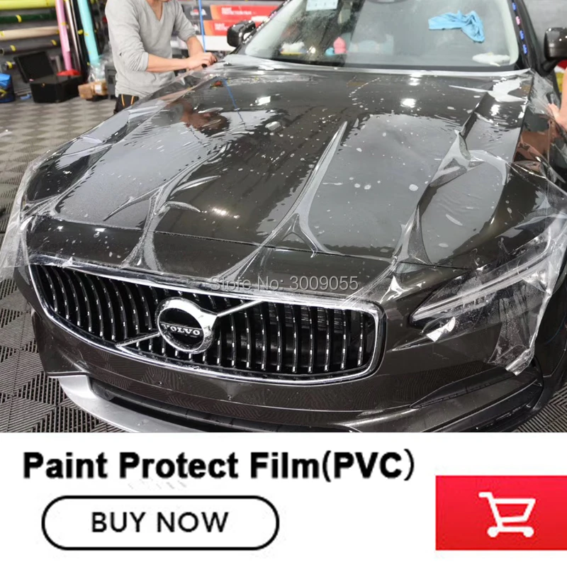 PVC Paint Protection Film Vinyl Wrap heating Auto Repair PPF Transparent Car Paint Shield Size 1