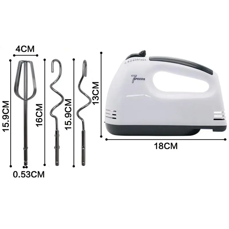 Ceny Us Plug 220V Mini jajka naganiacze elektryczny mikser ręczny jajka Blender z 4 inny typ mieszadło ciasto z kremem miksery kuchnia T
