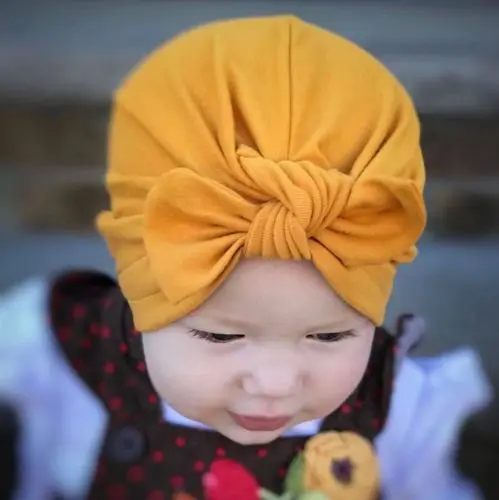 

Fashion Newborn Toddler Kids Baby Boys Girls Turban Velvet Beanie Hat Winter Cap