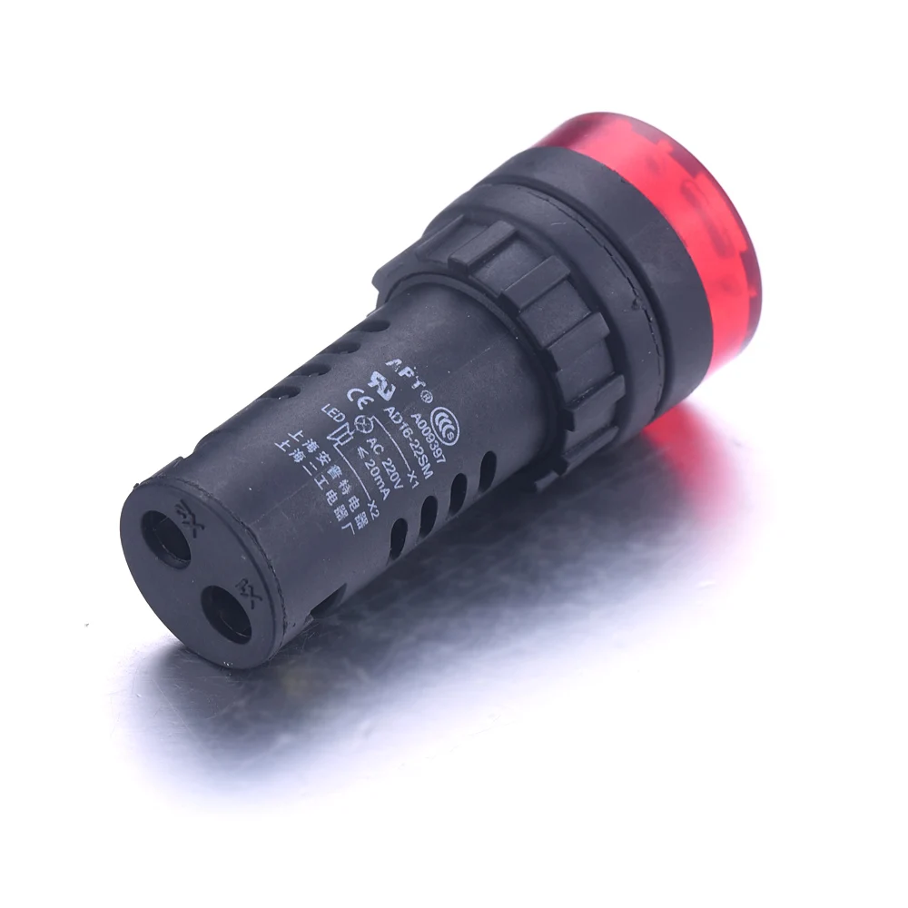 New Hot 5pcs/set AD16 22SM DC 12V LED Signal Light with Buzzer for The Indicator Signals