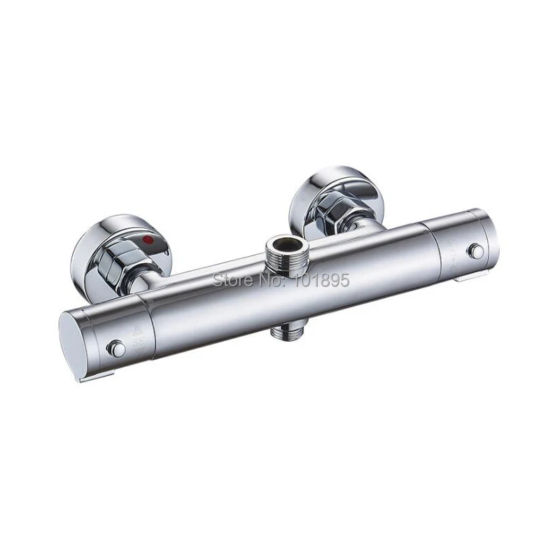 

Chrome Plated Up and Down Wayout of Brass Material Thermostatic Shower Tap