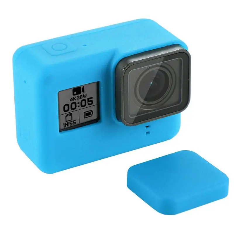 Защитный чехол для камеры PULUZ Hero7 силиконовый Go Pro7/6/5 черный GO PRO 7|Чистящие