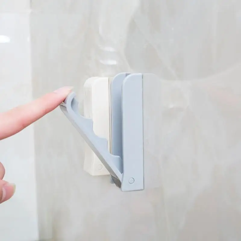 

Plastic Folding Door Back Hanging Hook Strong Sticky Adhesive Hook Hanger