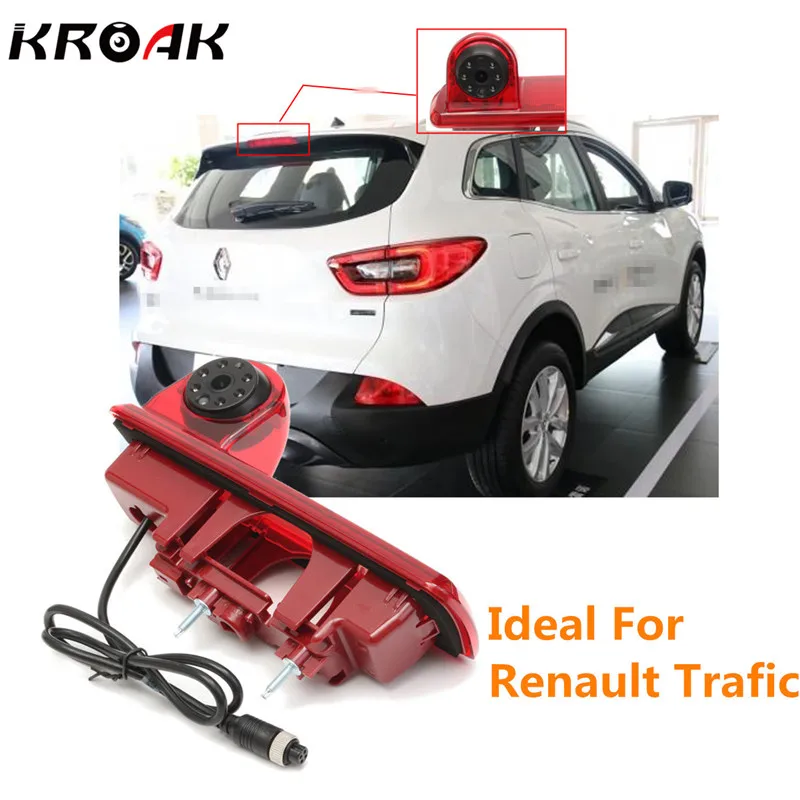 

Car Brake Light Rear View Reversing Backup Camera Night Vision 170 Degree For Renault Trafic 2014 -Present