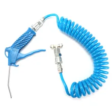 Автомобильная вытяжка продувочный пистолет и 5 м переустановка Шланга гибкий шланг грузовик с пылью очищающий шланг ЕС вилка