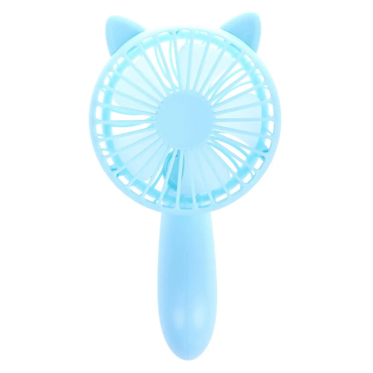 

Mini Handheld Personal Fan, Built-in 1200mAh Rechargeable Battery Powered with 3 Speed, Adjustable Table USB Fans, Portable Tr