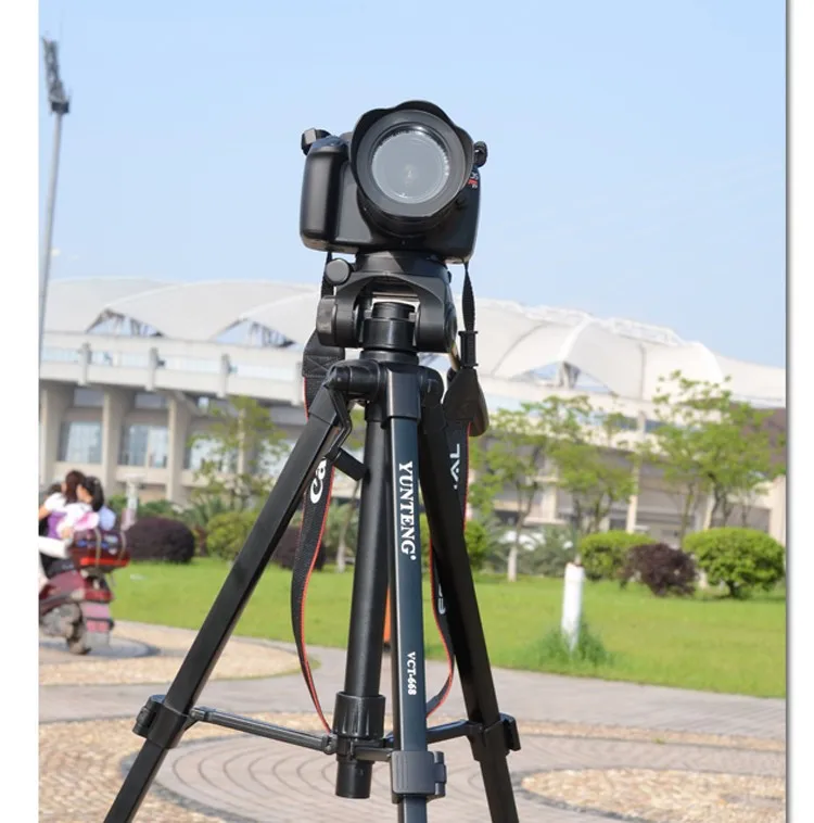 Yunteng VCT-668 Профессиональный Гибкий штатив для монопода для цифровой камеры SLR поддержка с шаровой головкой сумка для переноски