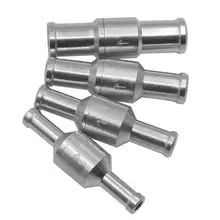 1 x válvula de retención de aluminio 6mm/8mm/10mm/12mm servofreno No retorno en línea válvula unidireccional No Válvula de retorno manguera de vacío