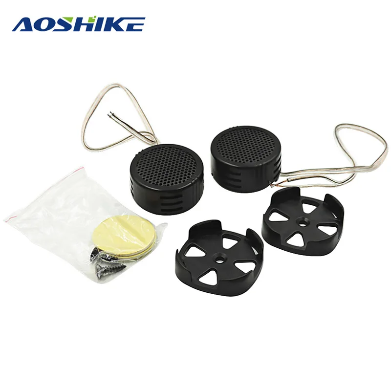

AOSHIKE 2Pcs 4ohm 40W Mini Audio Potable Music Car Speakers Buzzer Tweeter Treble Speakers DIY For Home Theater Sound System