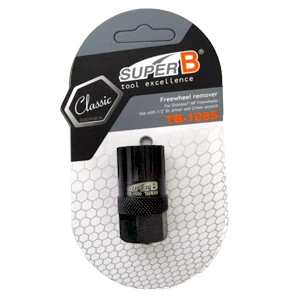 

Super B TB-1085 Freewheel remover tools for Shimano MF freewheels / Use with 21mm wrench or 1/2"Dr. ratchet wrench.