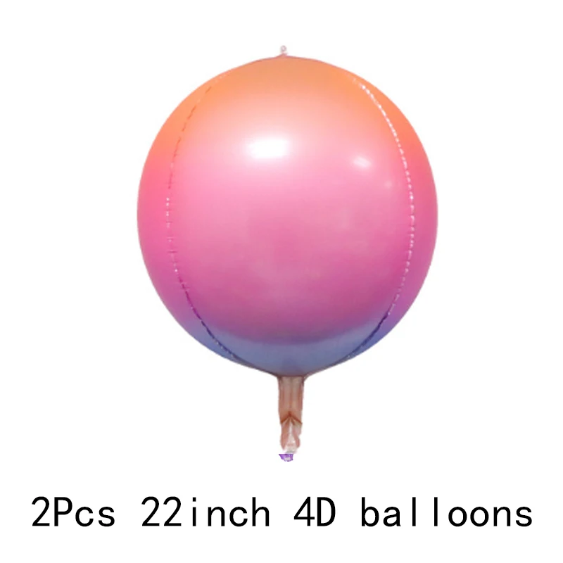 Радужный шар на день рождения 20th 30th День украшения Дети фольги алюминий 4D Звезда