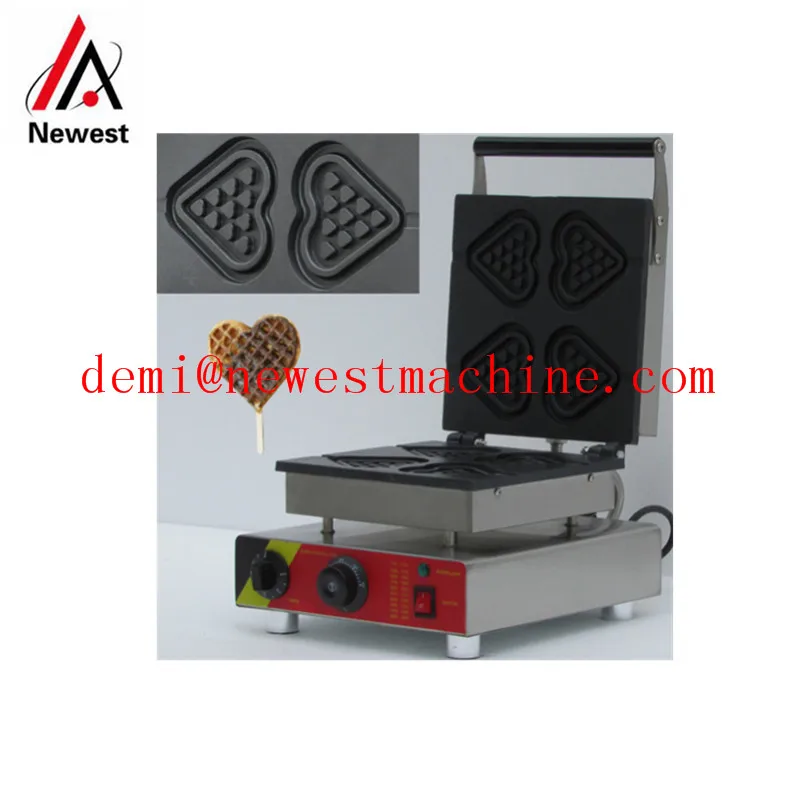 

Small style heart shape waffle maker,waffle cake making machine,mini waffle cake oven