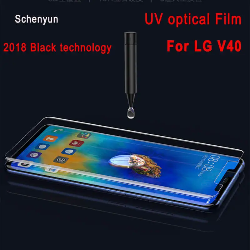 Schenyun 3d УФ экран протектор для Lg V30 V40 G7 plus Thinq стекло закаленное пленка|Защитные