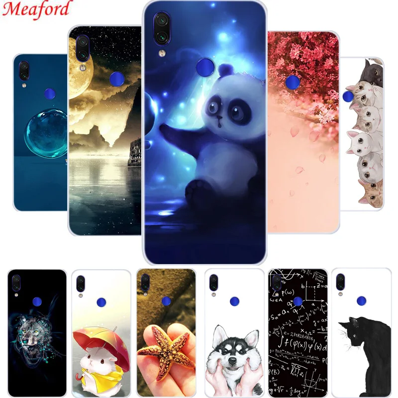 

For Xiaomi Redmi Note 7 Case 6.3'' Silicone Soft TPU Phone Case For Xiaomi Redmi Note 7 Pro Case Cover Redmi Note7 Coque Funda