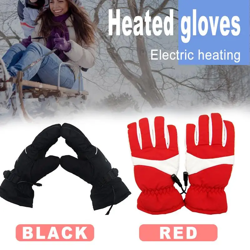 Black Forest Gloves Waterproof Heated Gloves Battery Powered USB