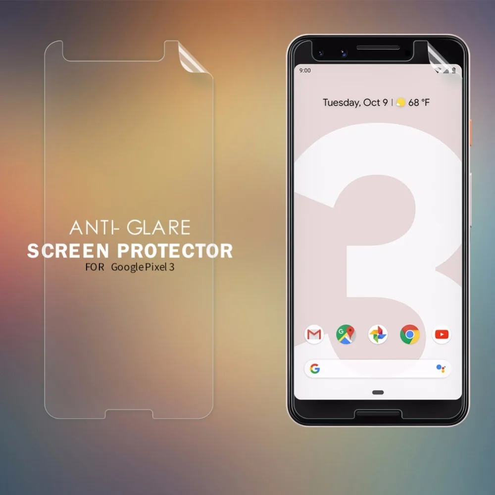 Протектор экрана для Google Pixel 3 NILLKIN Антибликовая матовая ПЭТ Защитная пленка XL |