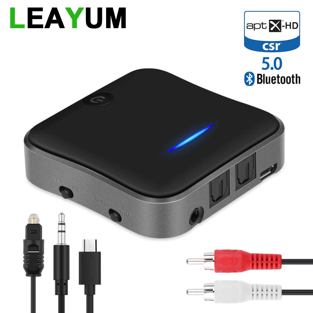 Aptx HD Bluetooth 5.0 Audio Transmitter Receiver CSR8675 Adapter