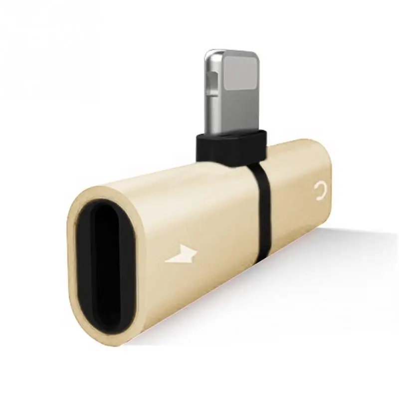 Connector Splitter Charger Audio Headphone Adapter Portable 2 IN 1 For IPhone 7/8/X For Jack to Earphone AUX Cable Connector Splitter Charger Audio Headphone Adapter Portable 2 IN 1 For IPhone 7/8/X For Jack to Earphone AUX Cable