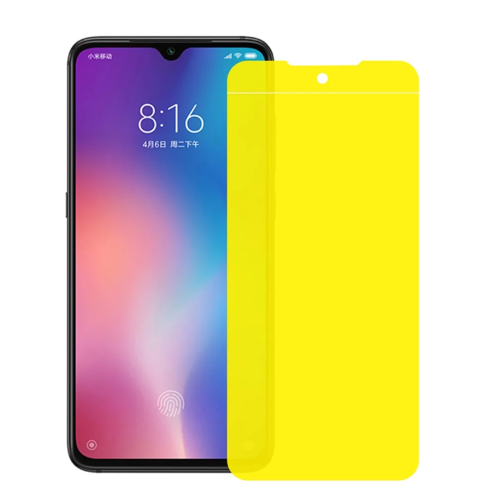 Гидрогелевая пленка для Xiaomi Mi 8 lite Mi8 Pro Mi9 SE защитная black shark 2 Nano Передняя |