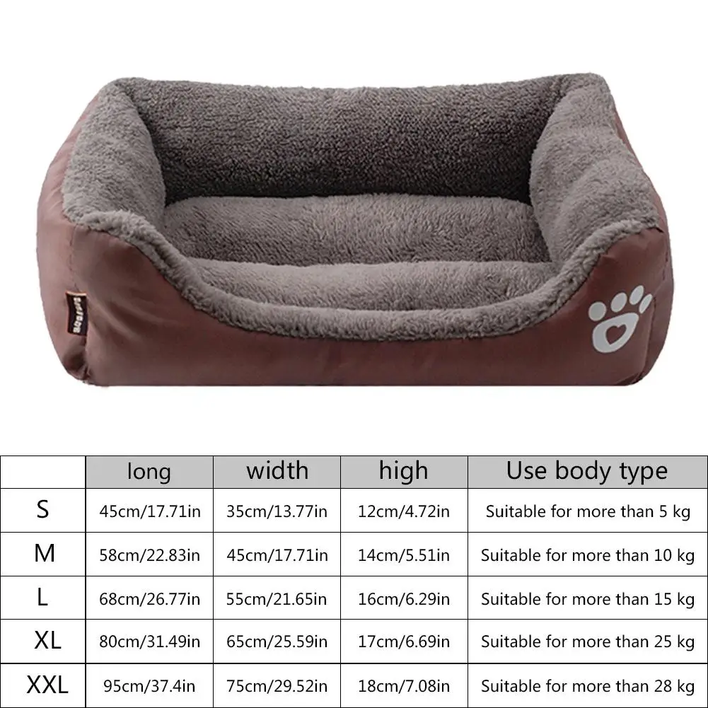  Dog Bed Pet Bolster Machine Washable Dog Bed Self-Warming and Cozy for Improved Sleep Mattress Memo