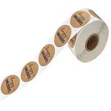 1 дюйм счастливые праздники наклейка с принтом лапы/500 собака лапы печати Рождество стикер s в рулоне