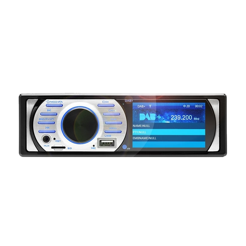 

3.0 Inch Hd 1Din Car Radio Auto Audio Stereo 12V Support Dab+ Fm Usb/Tf Aux Bluetooth Interface In-Dash 1 Din Car Mp5 Player