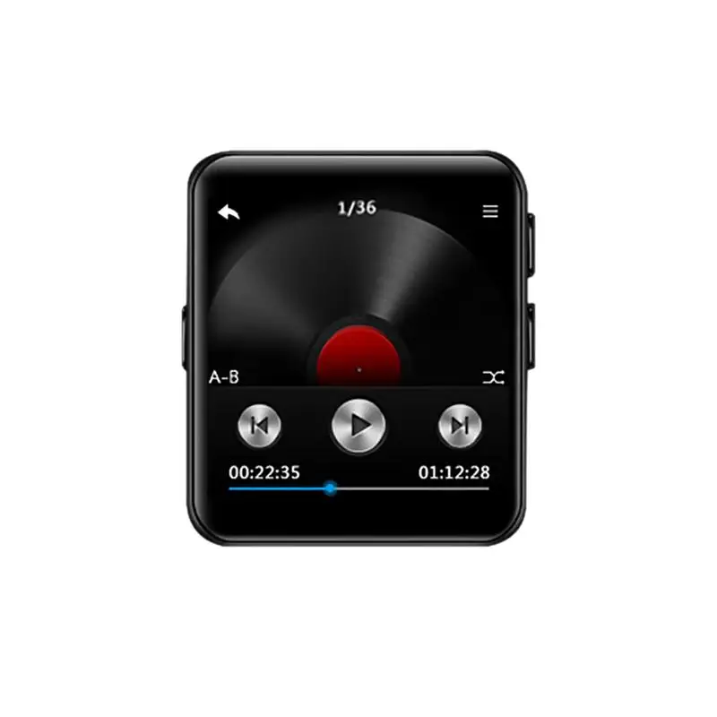 

Portable 8GB Full Screen Bluetooth MP4 Player Touch Control Small Mini E-book Reading Video Playback Sports Music Player