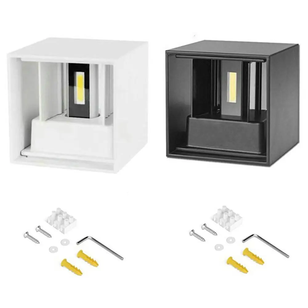 

Adeeing LED Adjustable Aluminium Wall light Indoor Outdoor Modern Waterproof Wall Lights for Bedroom Hallway Porch Balcony