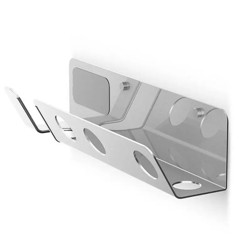 

Aluminum Alloy Wall-mounted Bracket Ultrasonic Wave Hair Dryer Storage Rack Bathroom Sundries Storage Rack Bedrooms Durable