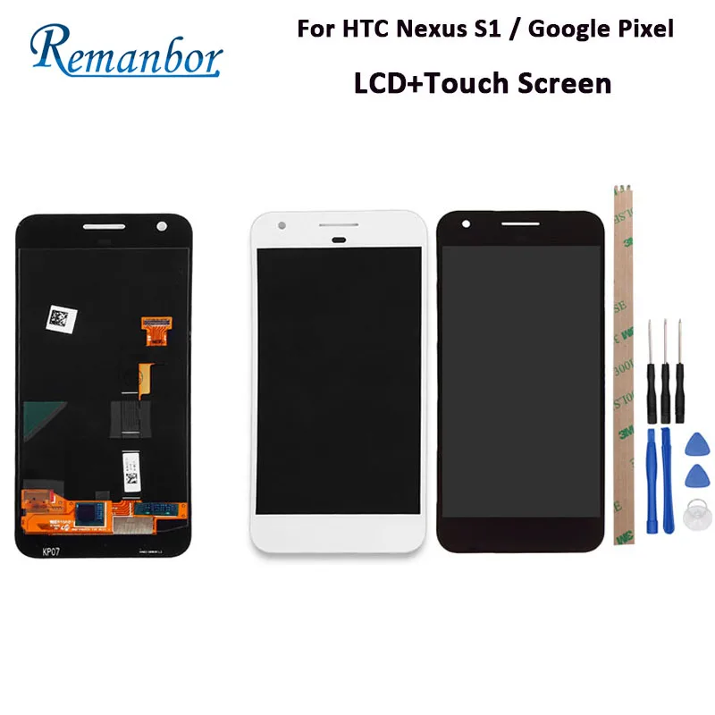 

Remanbor For HTC Nexus S1 LCD Display And Touch Screen 5.0'' New Tested Repair Parts For Google Pixel Digital Accessory +Tools