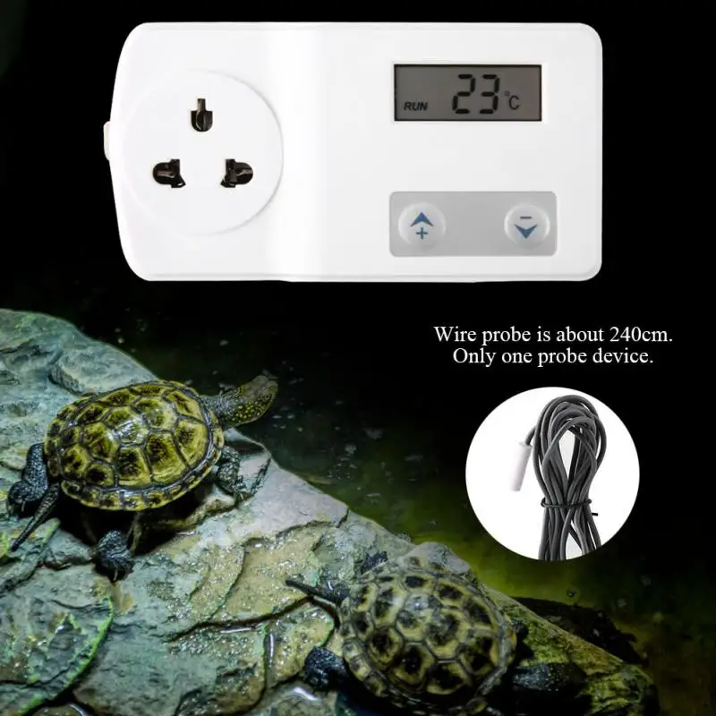 Smart Digital Thermostat Reptile Hermit Crab Snake Lizard Temperature