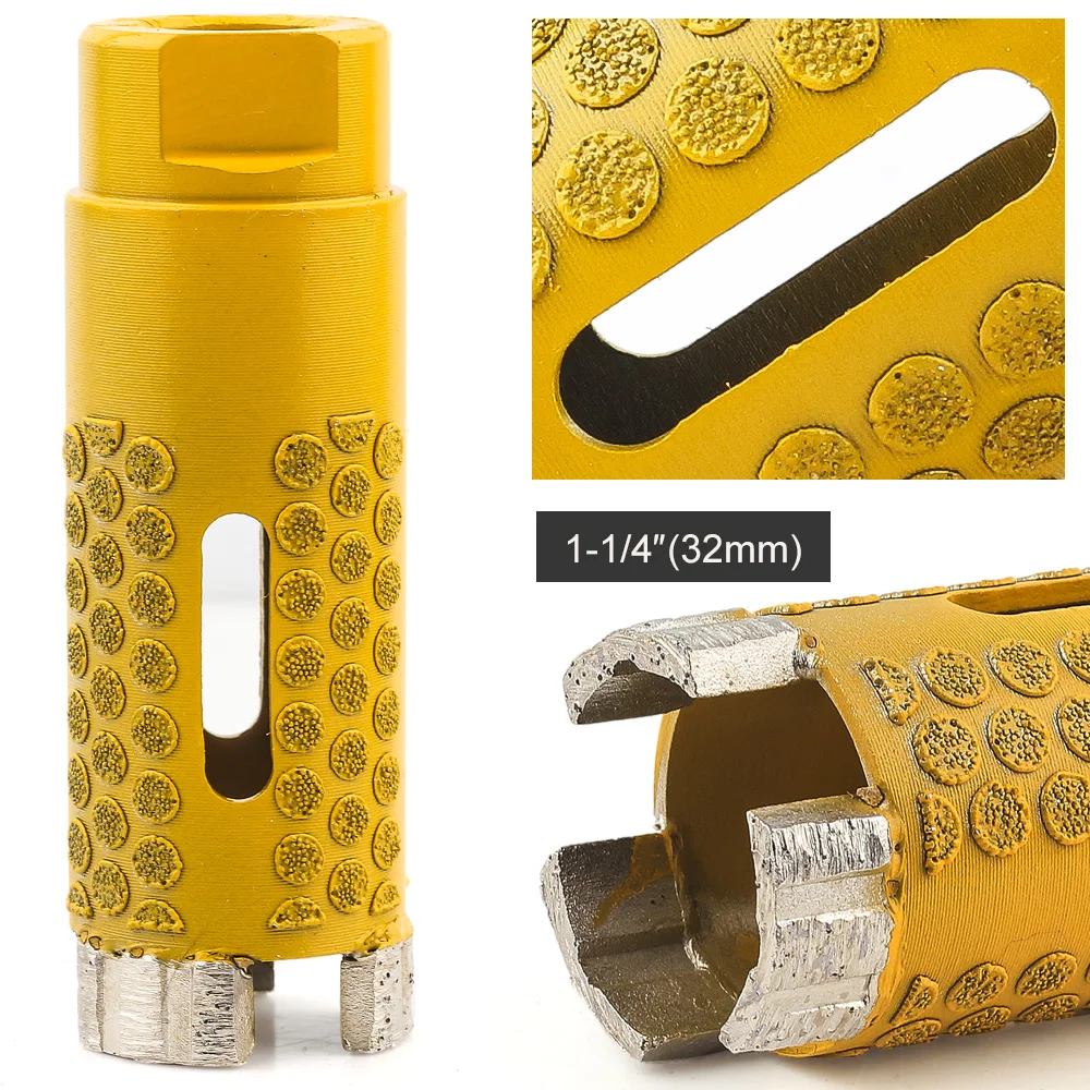 

1-1/4 inch 32mm stone dry core drill bit for dry or wet fast drilling granite,marble and Engineered stone