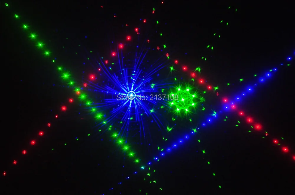 RGB светодиодные анимационные лазерные огни DMX512 Luz DJ диско декор для домашней