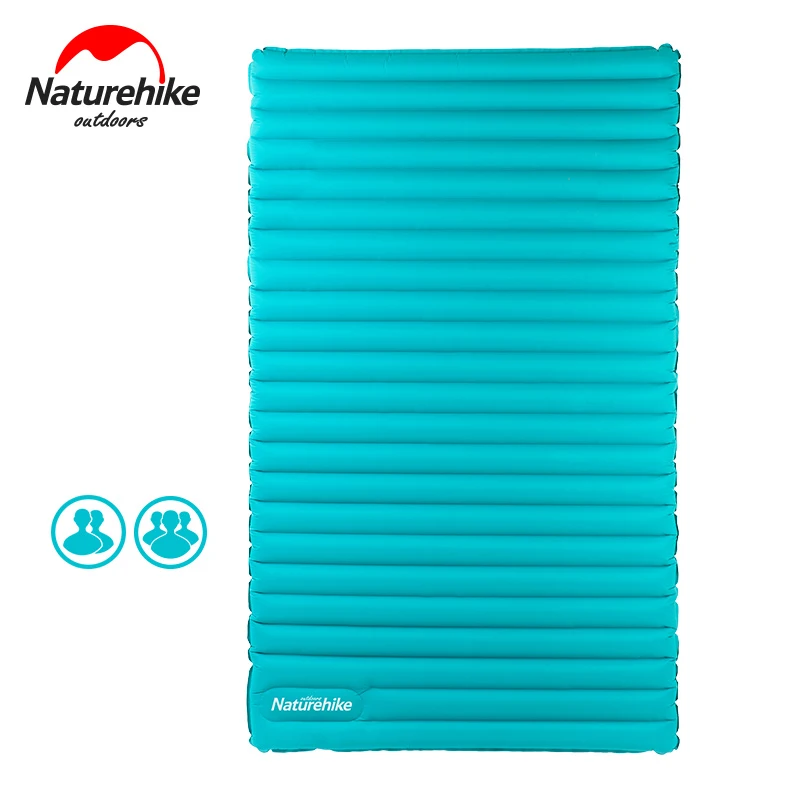 Naturehike 2 3 человека Открытый 200x120/140x9 5 см Коврик для кемпинга ТПУ надувной матрас