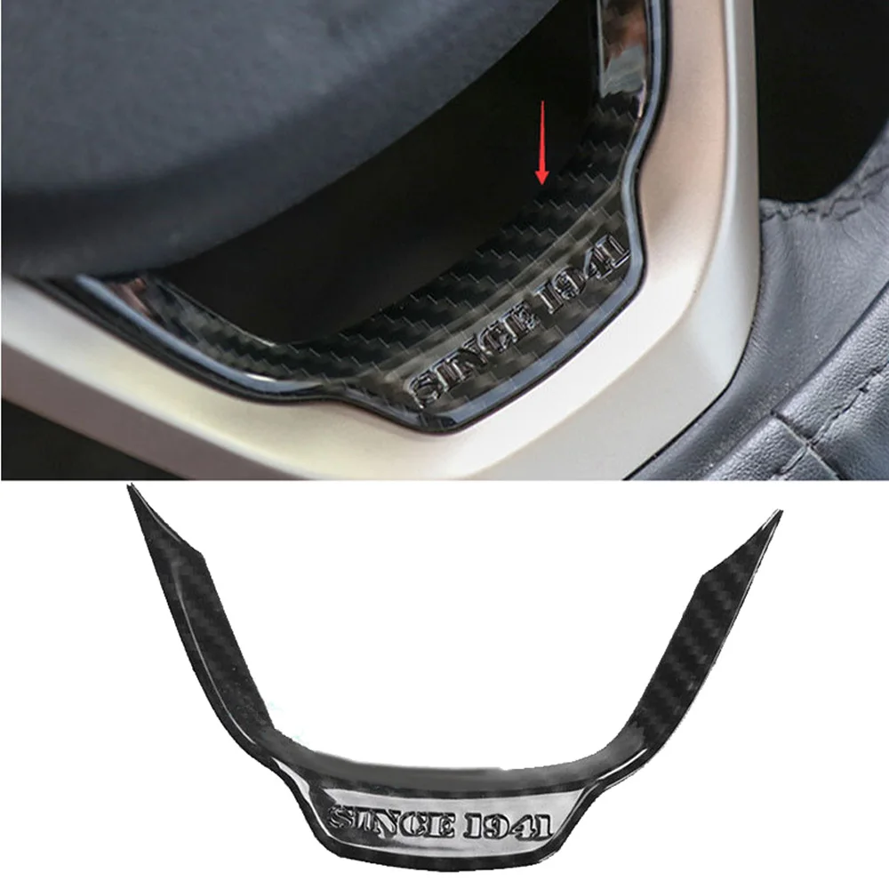 

New Carbon-Fiber Steering Wheel Cover Trim For Jeep Grand Cherokee 2014-2018