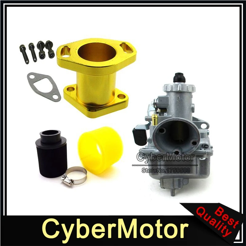 Go Kart Mini Bike Mikuni VM22-3847 Carb + 38 мм воздушный фильтр впускная труба винтовые болты для