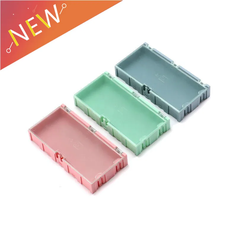 3pcs Smd Storage Box Smt Electronic Component Container Storage Boxes Electronic Case Kit