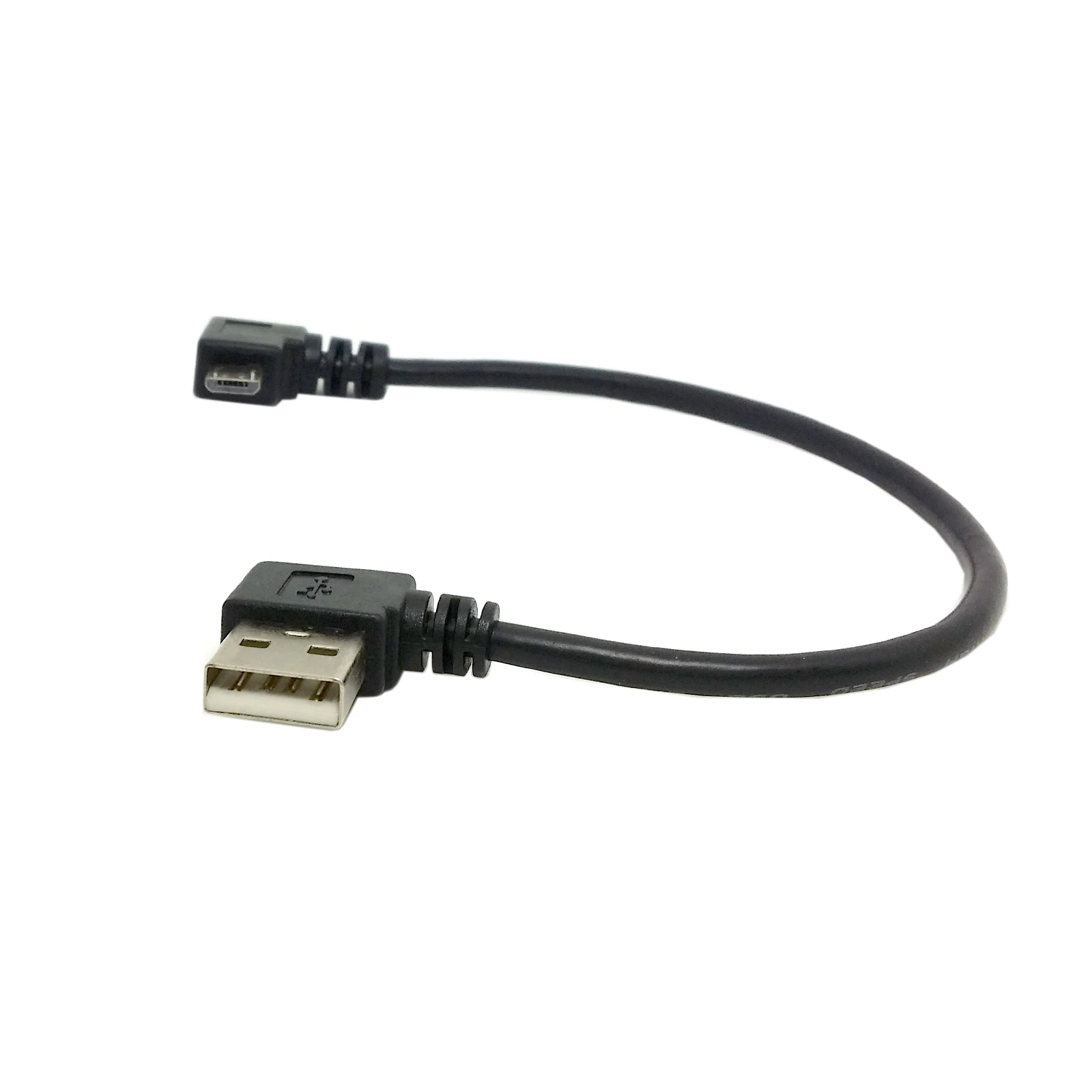 

CYDZ Left Angled 90 Degree Micro USB Male to USB Left Angled Data Charge Cable 20cm U2-075-LE