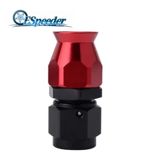 ESPEEDER AN6 прямой 45 90 180 градусов Алюминиевый Поворотный PTFE шланг концевой фитинг адаптер PTFE масло топливная линия фитинги