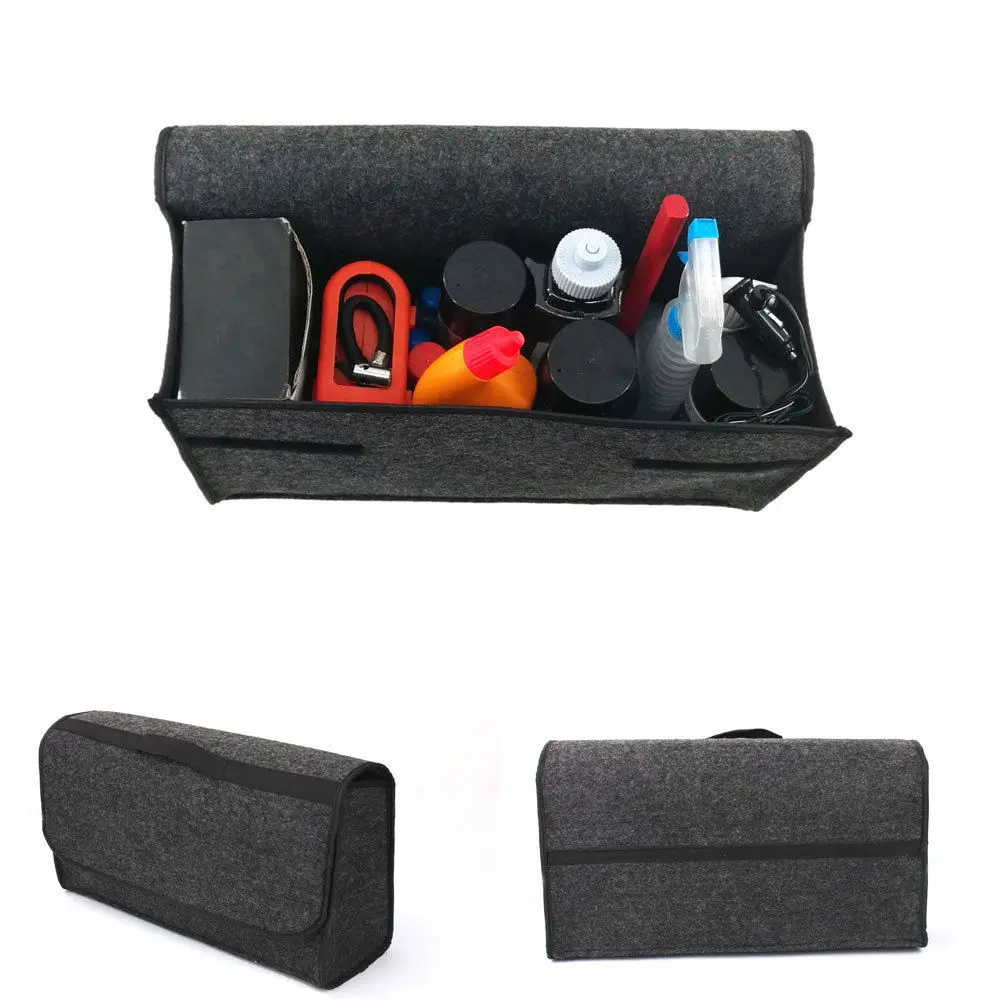 Organizador de costura y herramientas para el maletero del coche color gris