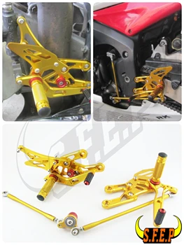 

CNC Adjustable Rearset Foot Pegs Rest Pedal For Honda CBR1000RR 2004-2005-2006-2007 & CBR600RR 2003-2004-2005-2006
