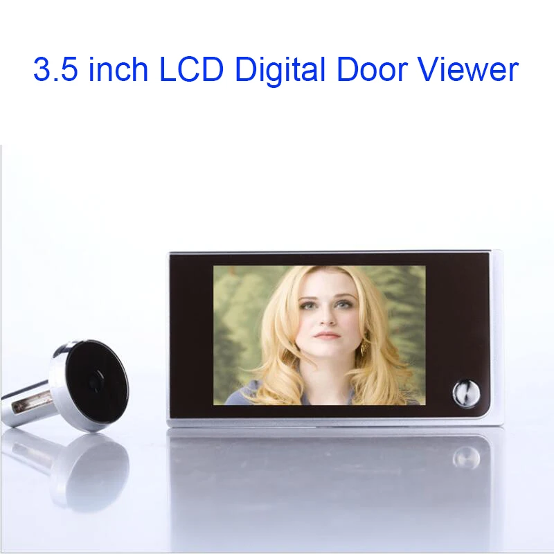 

Hot sales 3.5 Inch LCD Digital door viewer Wide Angle 120 Degree Door Eye Cat Eye Viewer home security Doorbell Video Camera