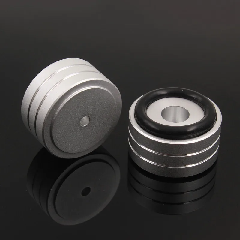 

MAYITR 4pcs Amplifier Isolation Feet Stand Aluminum Speaker Turntable DAC CD Player Isolation Feet Stand 40X20mm New