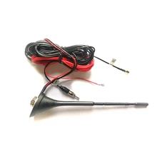 DAB/DAB + Auto Antenna Radio Amplificato di Montaggio Antenna AM/FM SMA Connettore Maschio 5 m Cavo