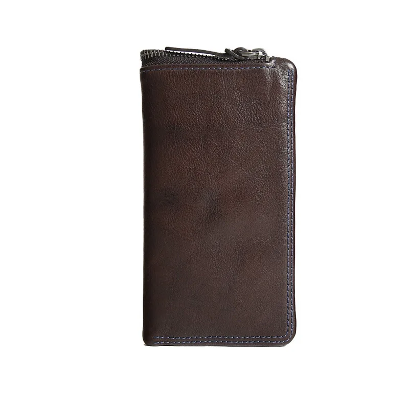 

CAPTAIN Men fashion Brand Trend Men Genuine Cowhide Leather Small Wallet Design Coin Pocket Cash Card Holder Money Bag