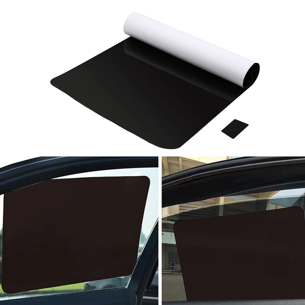 

Car Styling 105*52cm 63*42cm 72*51cm UV Sticker Car Sunshades Electrostatic Sticker Side Window Sunshades Sunscreen Film Sticker