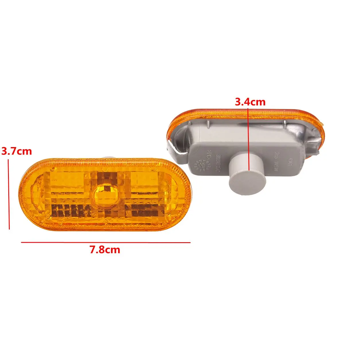 Новая пара для Fender желтого бампера боковые маркеры Volkswagen/VW Jetta Golf MK4 1999 2000 2001 2002 2003