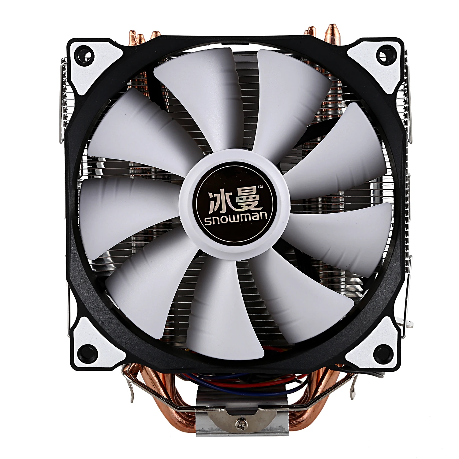 

SNOWMAN CPU Cooler Master 5 Direct Contact Heatpipes freeze Tower Cooling System CPU Cooling Double Fan with PWM 2 Fans